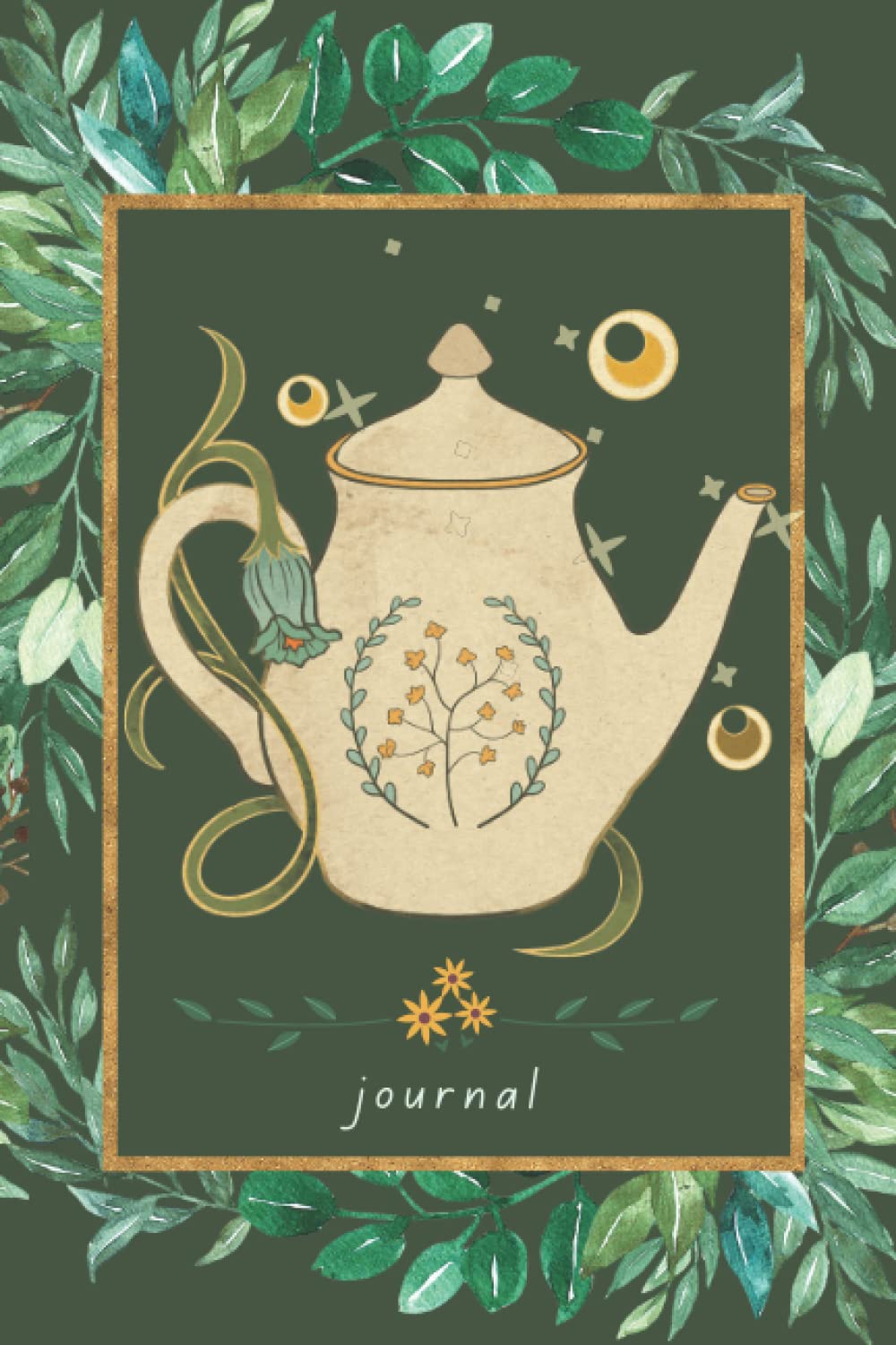 Journal: Cottagecore Notebook/Diary Lined Paper Mushroom Frog Aesthetic