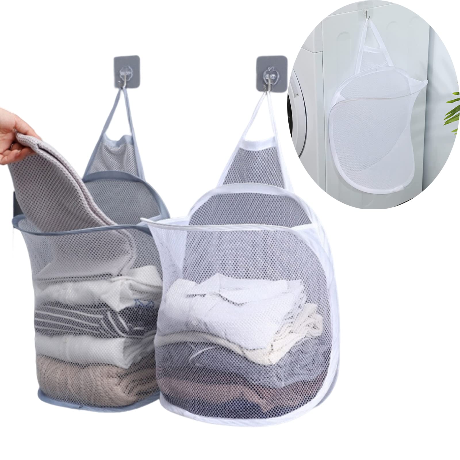 Outdoor Hängekorb Netz Für Campingtisch - Klappbarer Aufbewahrungskorb 50x34x12 Cm Schwarz