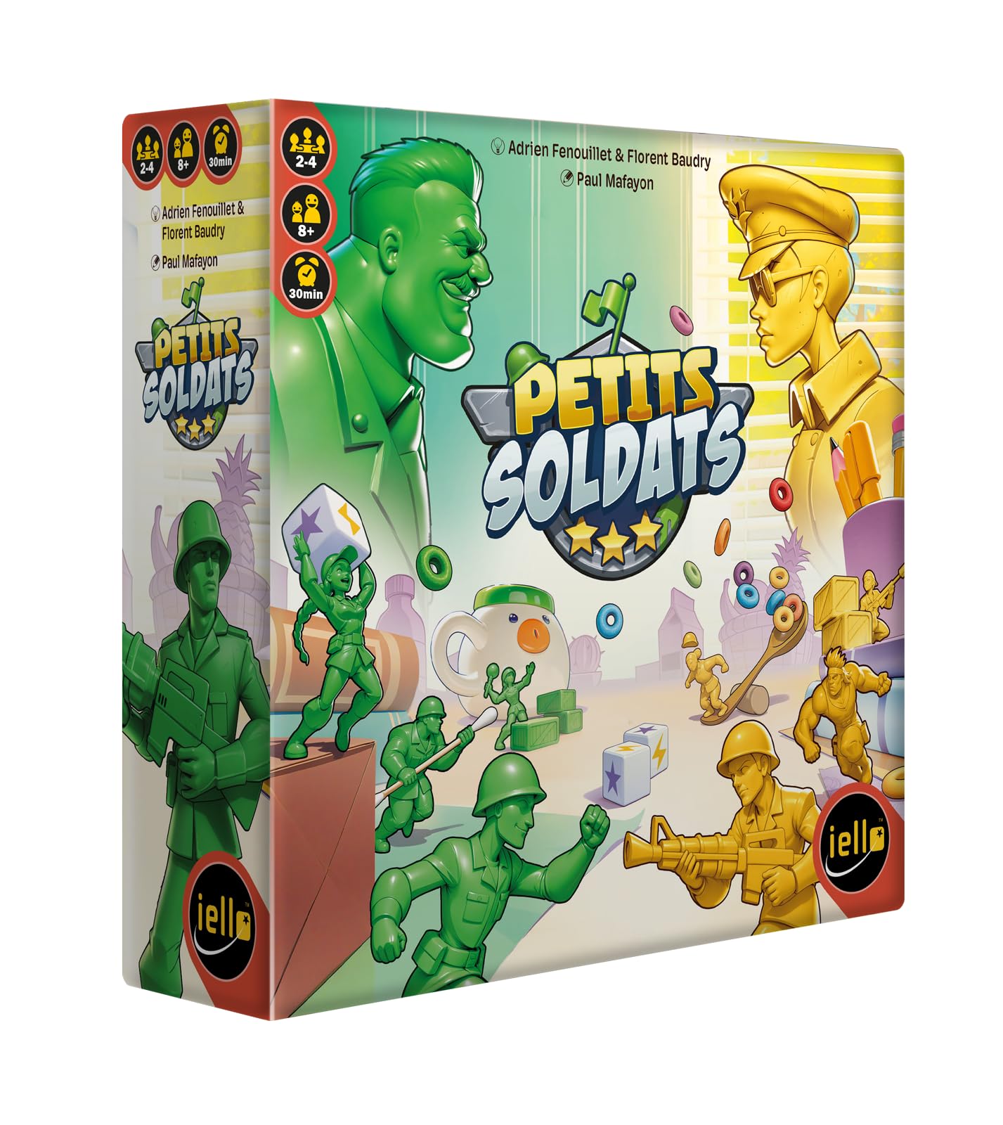 IELLO Petits Soldats – Version Française – Jeu de Figurines Familial et Immersif, Aventure Tactique Modulable | 2 à 4 Joueurs | 30 Min | Dès 8 Ans