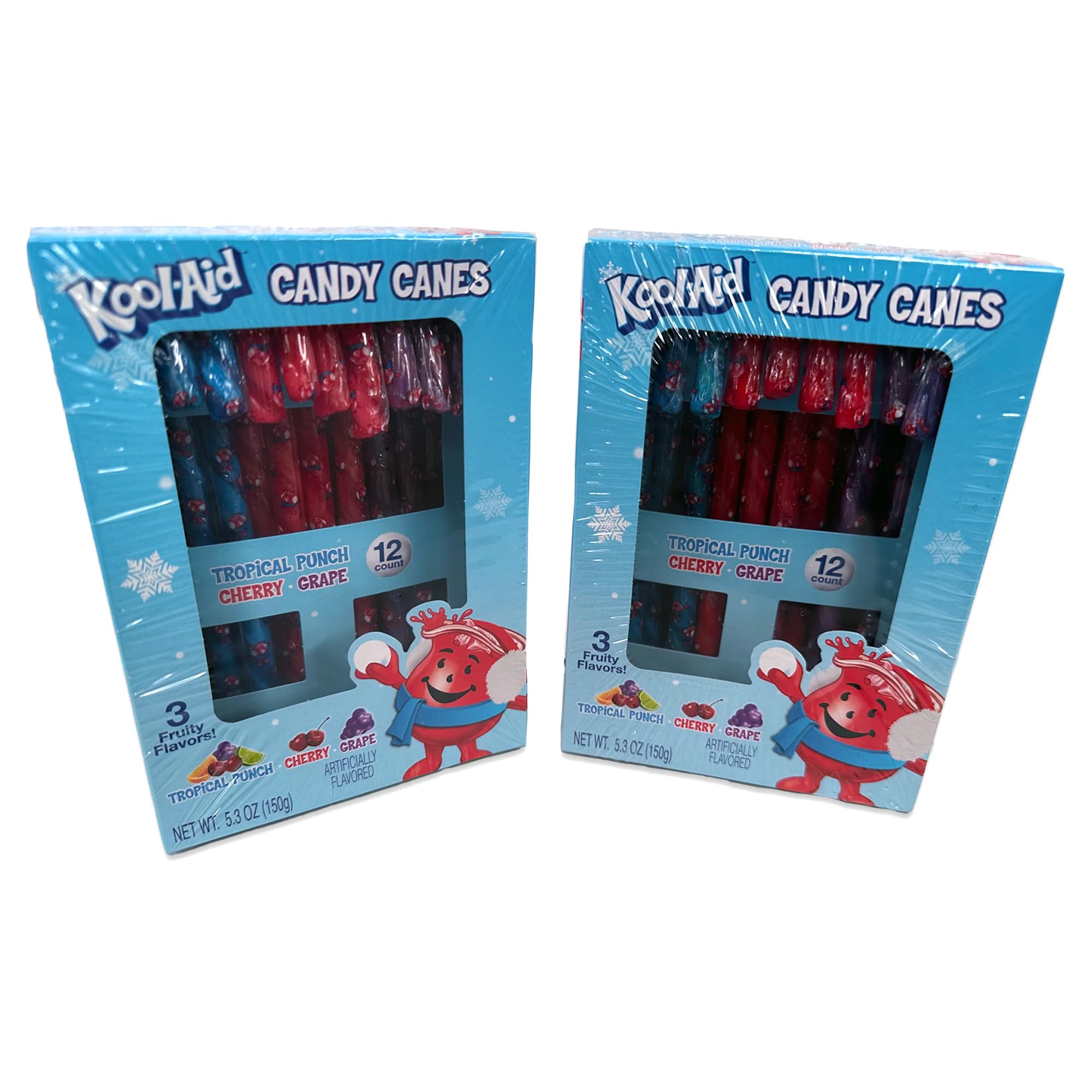 Buy Kool Aid Candy Canes 2 Pack (24 Candy Cane Total), Weird Candy