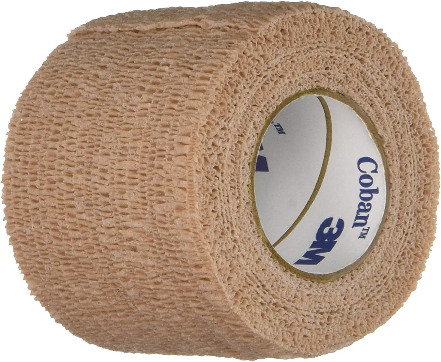 Coban Self-Adherent Wrap, Self Adherent Wrap Used to Secure Dressings and Other Devices, Compress or Protect Wound Sites and Immobilize Injuries, Tan, 2" x 5 yds, Each