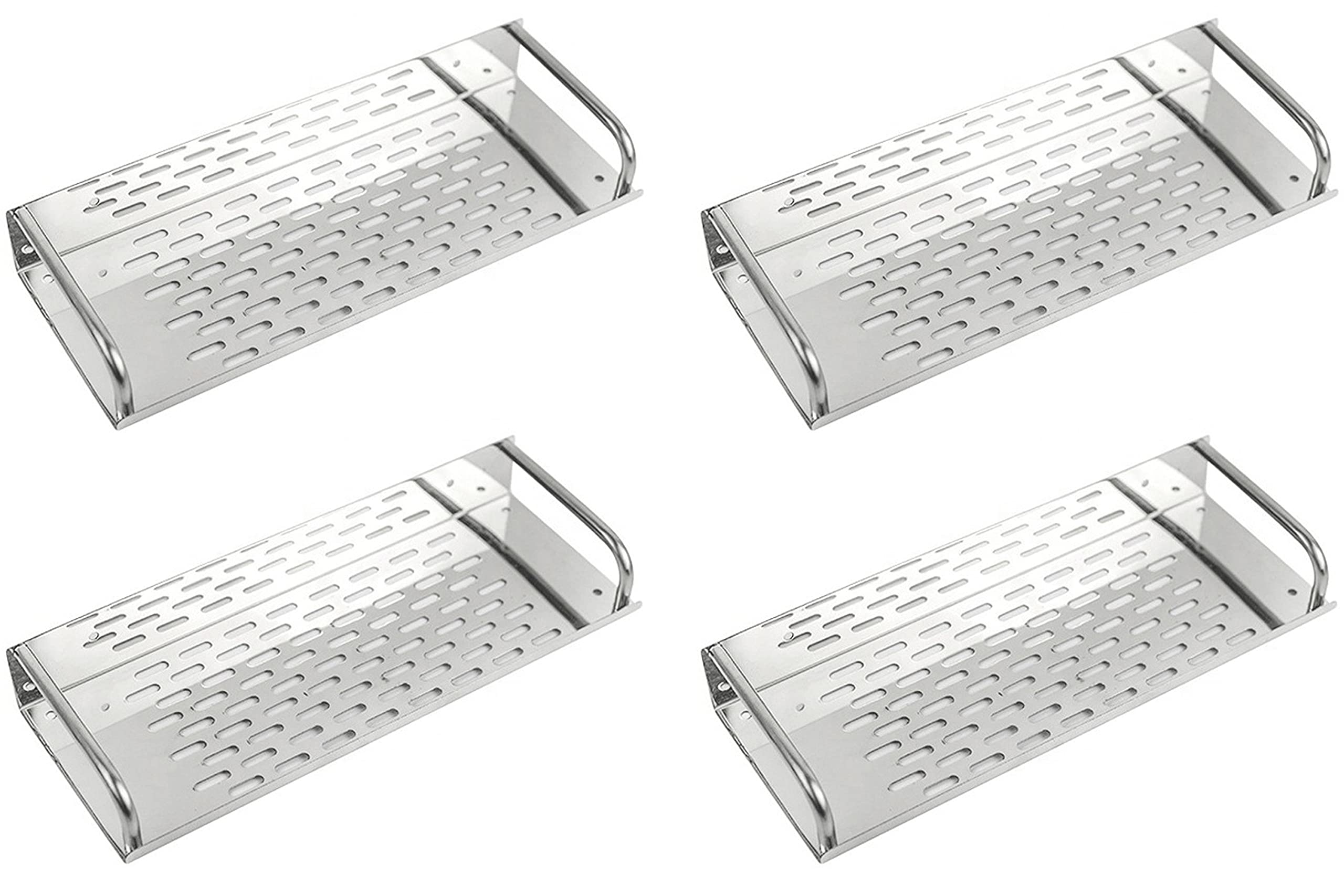 Supreme Bazaar Stainless Steel Shelve Set of 4 Pieces (Size :- 16 Inches X 4.5 Inches) Stainless Steel Wall Shelf Pack of 4 Stainless Steel Wall Shelf (Number of Shelves - 4, Silver) (B09C8VQ1D6) Amazon Price History, Amazon Price Tracker
