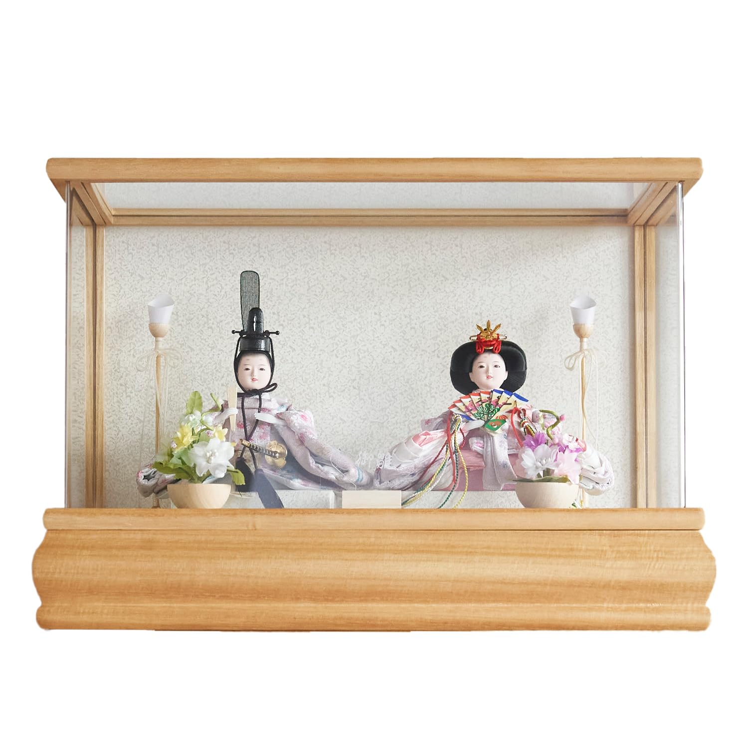 Amazon.co.jp: 雛人形 コンパクト おしゃれ ケース入り 収納飾り