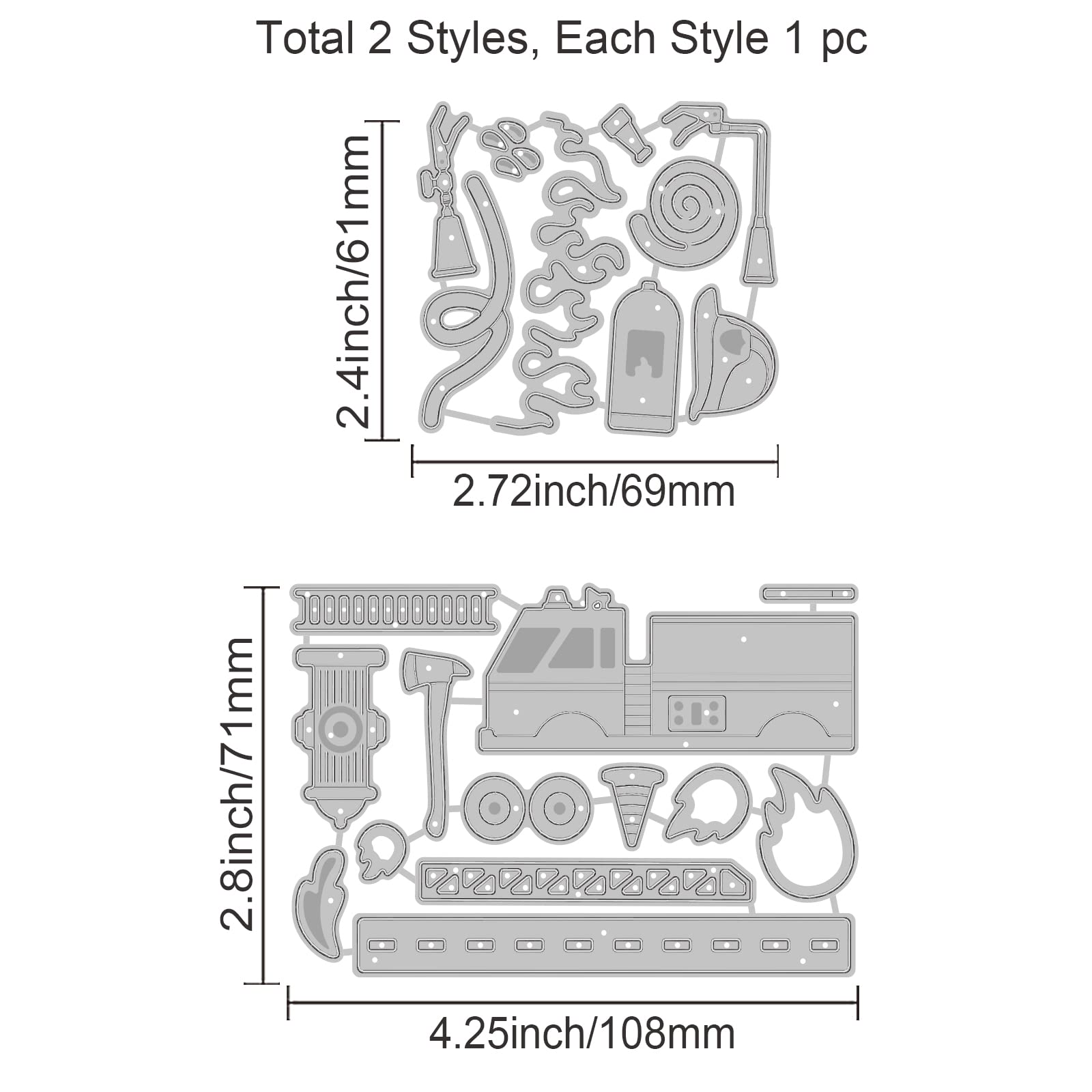 3 Matrices Découpe Voiture Sport GLOBLELAND - Dies Métal Pour Scrapbooking Et Cartes | Gaufrage Propre