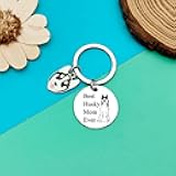 Husky Keychain Husky Lover Gift Dog Lover Gifts for Women Husky Jewelry for Girls Husky Owners Pet Owners Gifts for Her Husky Owner Gifts for Husky Mom Dog Owner Animal Lovers Gifts for Friends