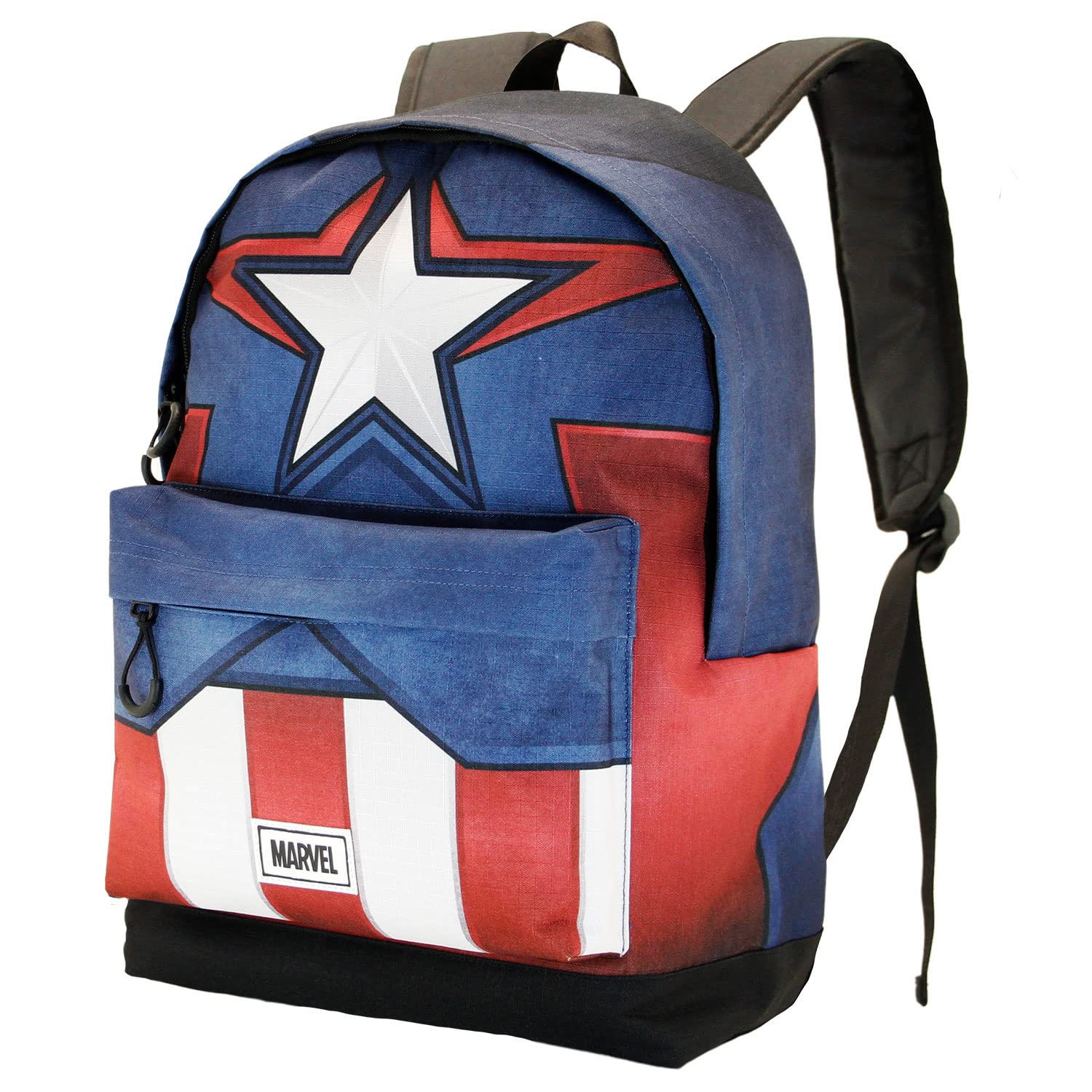 Marvel Capitán América Courage-Mochila ECO 2.0, Azul, 32 x 44 cm, Capacidad 22.5 L