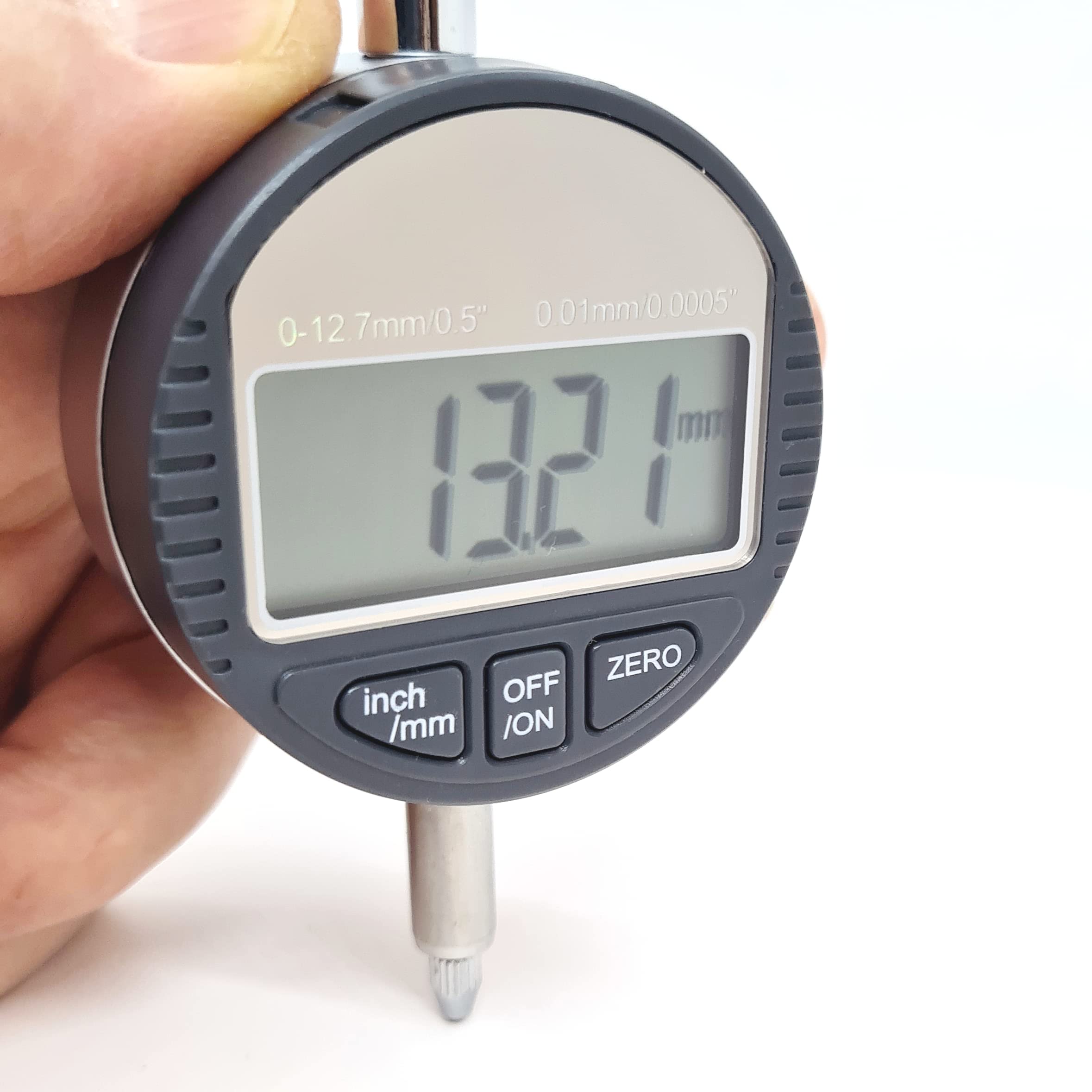 KATSU Comparatore Centesimale Digitale DTI 0-12,7mm 0,01mm/0,0005" LCD di Grandi Indicatore a Quadrante Digitale Calibro Strumenti di Misura ad Alta Precisione 401121