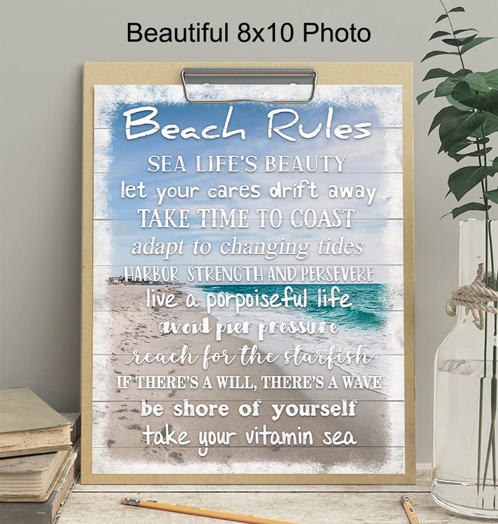 Coastal Artwork With Quotes