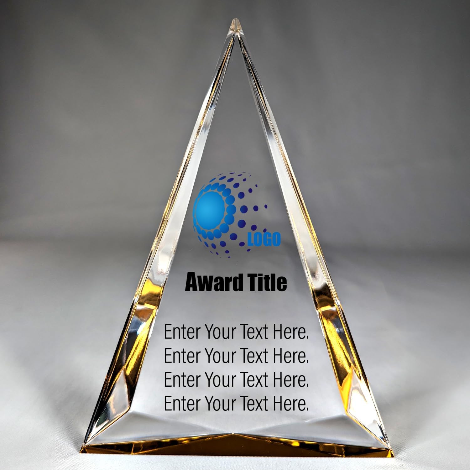 Arrow Customizable Acrylic Award - Recognition Trophy for Employee Gifts, Appreciation Gifts, Congratulations Gifts for Men & Women, (The Blue Arrow 7" Tall)