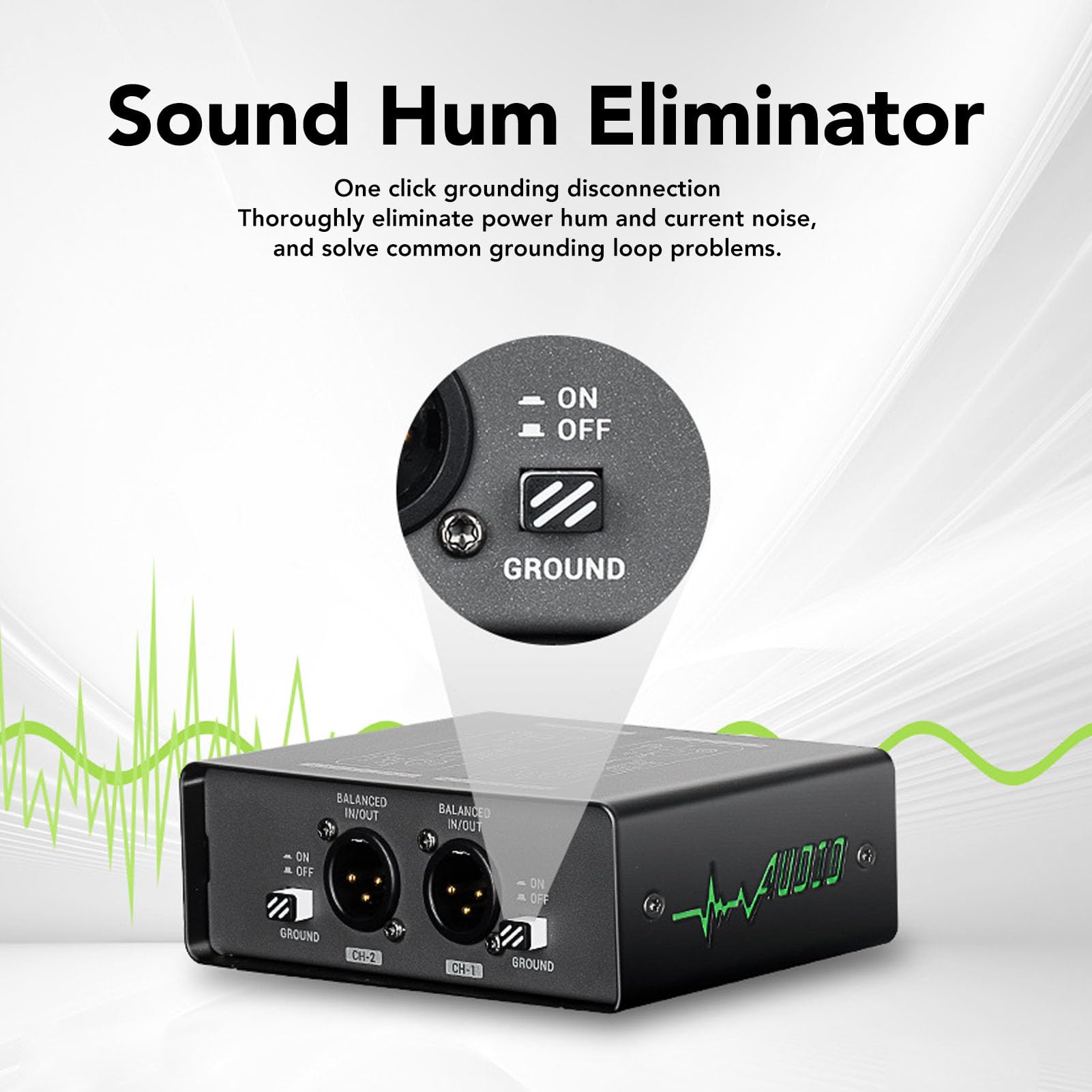 Eliminatore di Ronzio Noise Filter Professionale 2 per Studi di