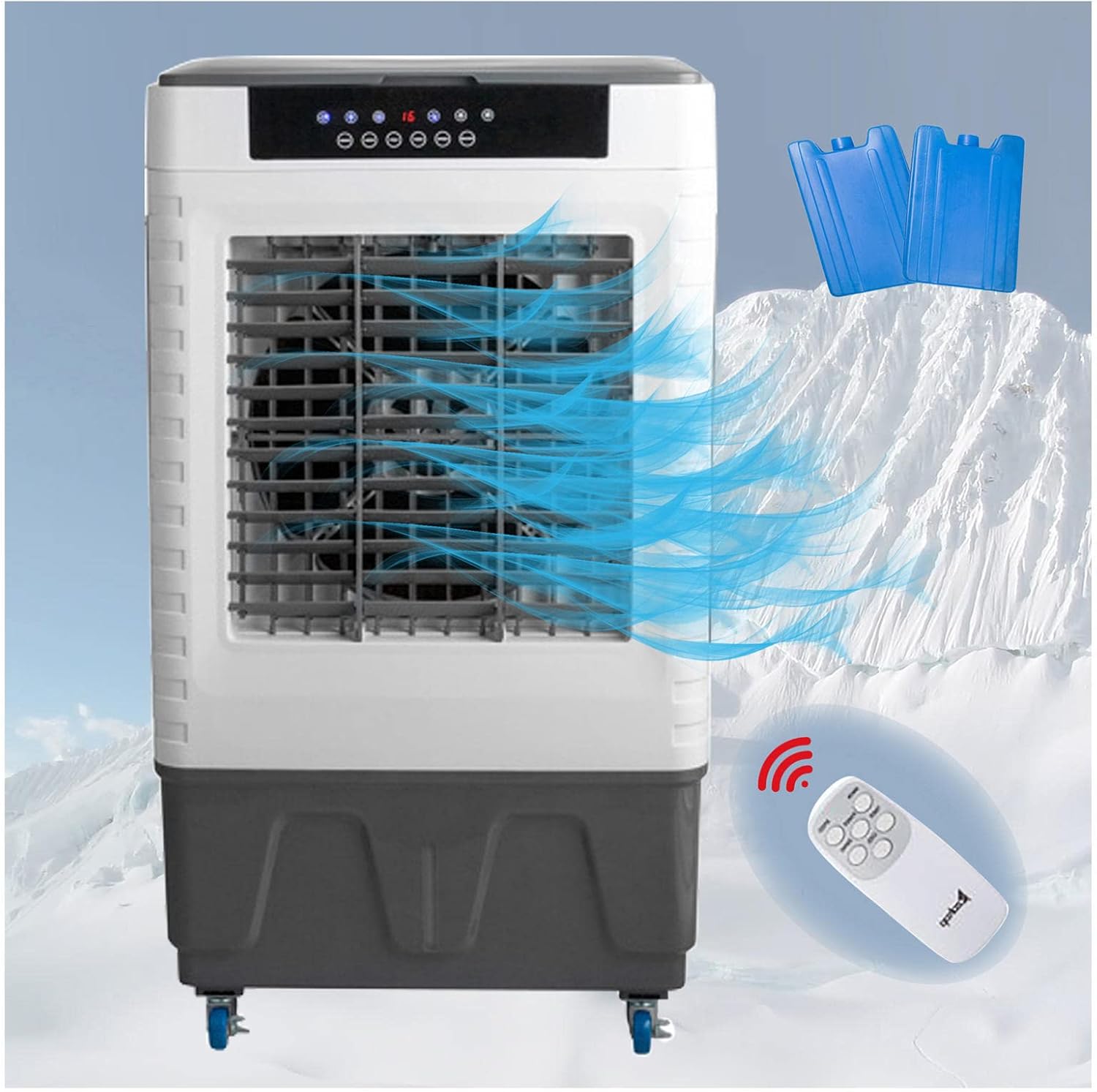 Air Cooler, 3 Modes For Room Up To 600 Sq.Ft Swamp Cooler