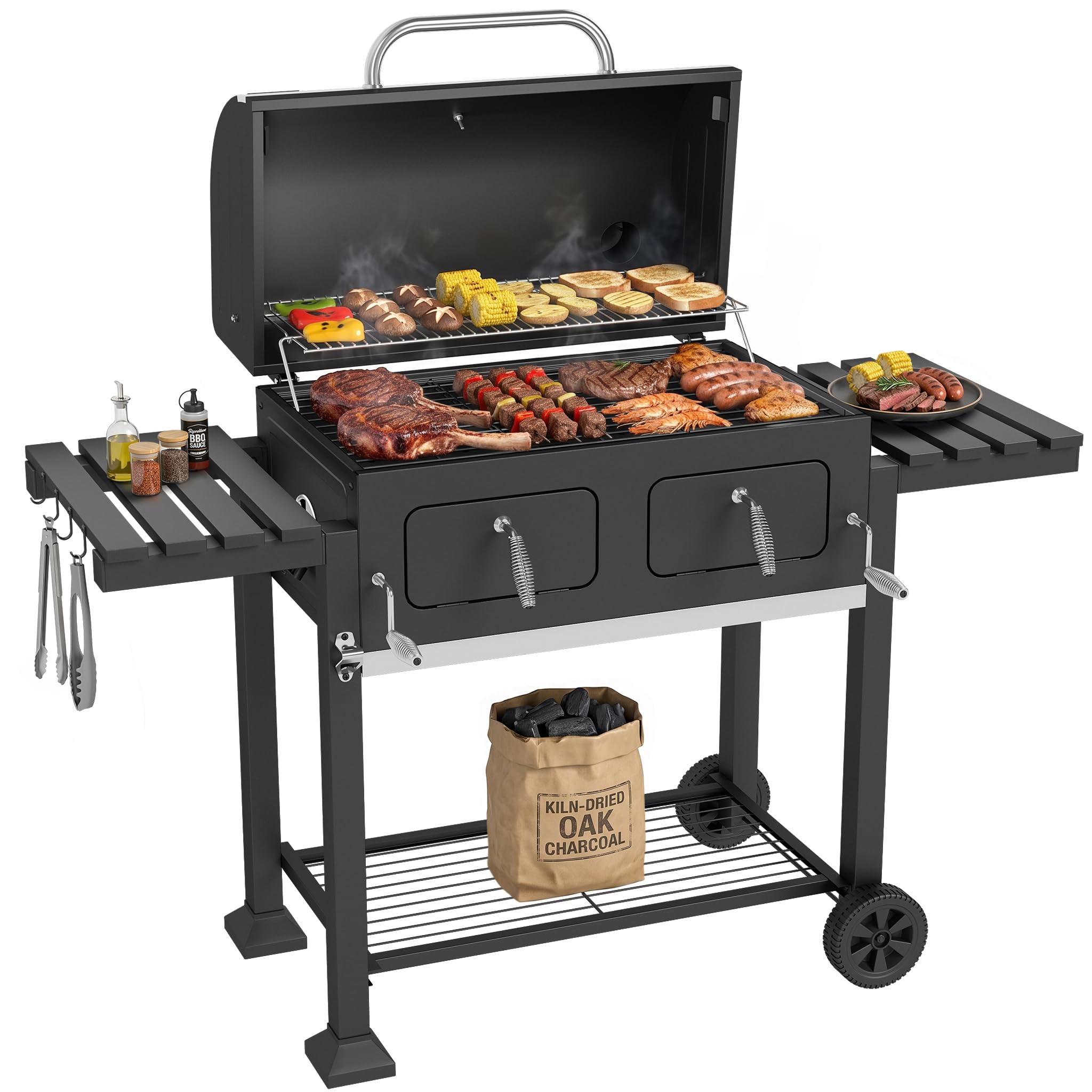 Sophia & William Extra Large Charcoal BBQ Grill