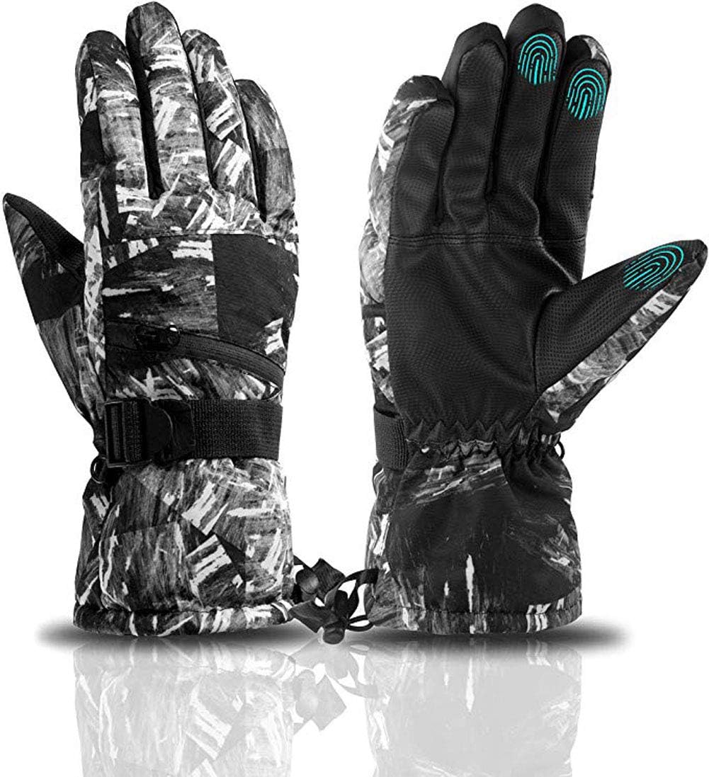 Ski Gloves,YCbingo Winter Waterproof Ski Snowboard Gloves Warm