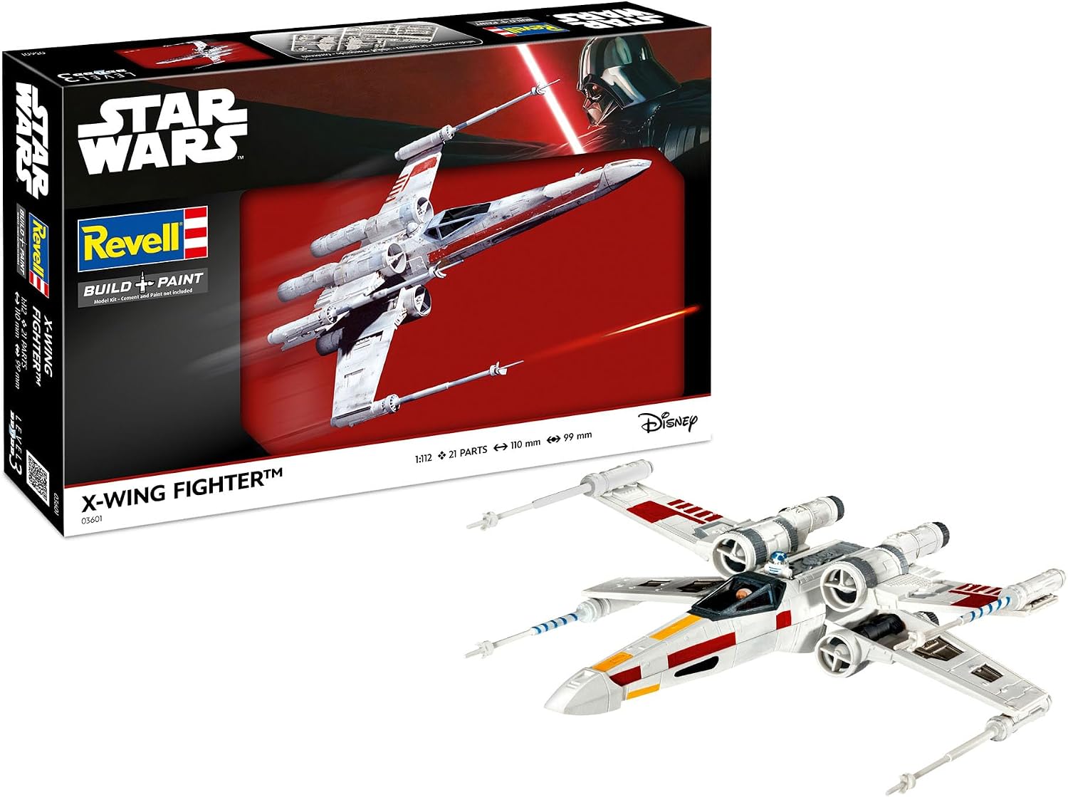 Revell Zestaw modelarski Star Wars X-Wing Fighter I łowca Rebelionii I Wysoce szczegółowy model w sk...