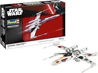 Revell Modellbausatz Star Wars X-Wing Fighter I Rebellionsjäger I Hochdetailliertes Modell im Maßstab 1:57 I I Pilotenfigur inklusive I Perfekt für Star Wars-Enthusiasten ab 10 Jahren
