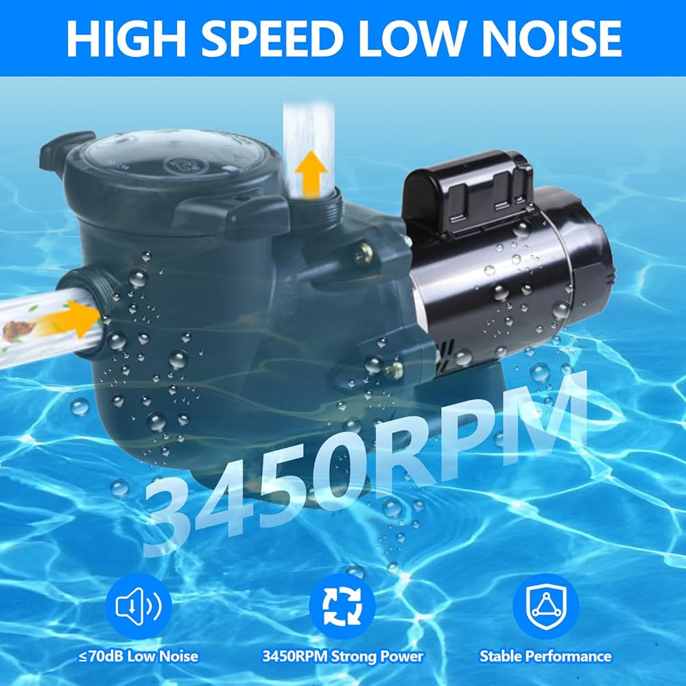 Amazon.com : KAVIUS B2855 Pool Pump Motor 2.0 HP Up Rated