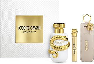 ROBERTO CAVALLI Serpentine Eau de Parfum 3-Piece Gift Set | Floral woody ambery scent with notes of jasmine sambac absolute, vanilla madagascar & patchouli, perfect for gifting.