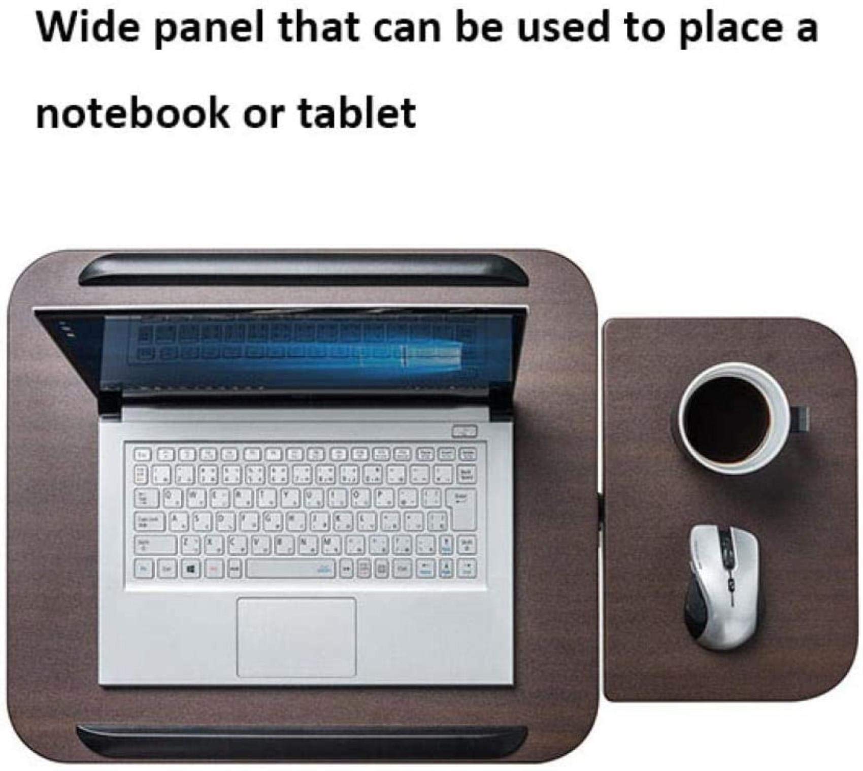 Scrivania portatile con altezza regolabile e ruote bloccabili, tavolo pieghevole per computer portatile per comodino, divano, casa, ufficio, resistente, ergonomico, portatile salvaspazio