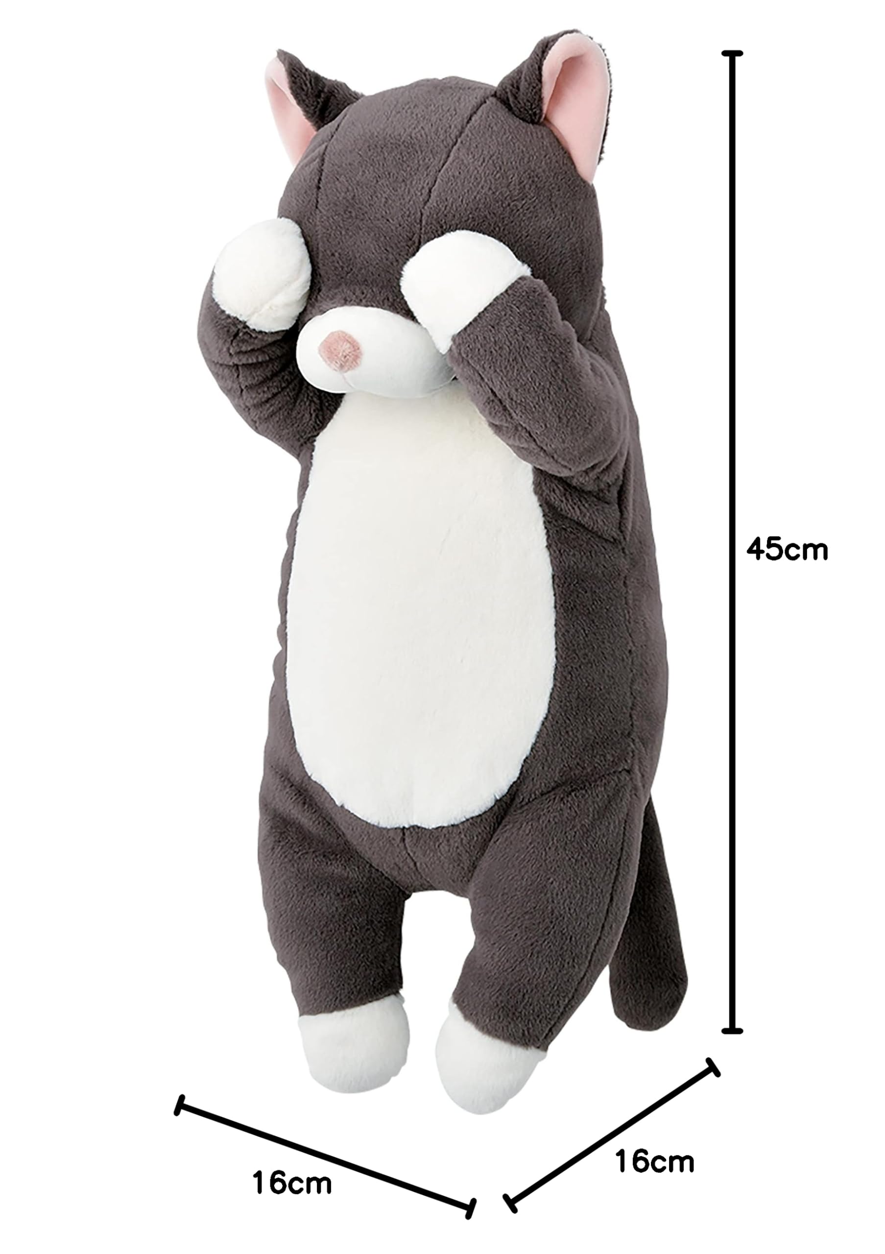 あくび］猫のアクリル絵 約50cm x 40cm 木製フレーム付き あくび］猫の