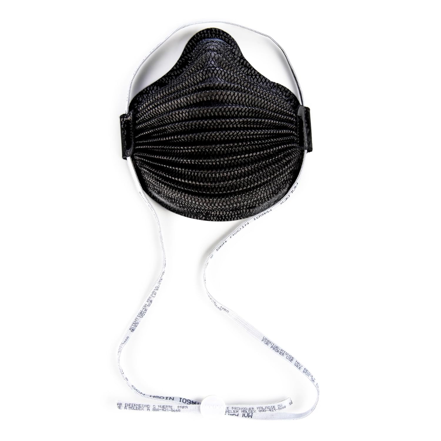 Moldex® M4601 N95 AirWave® M Series Disposable Particulate Respirator Mask with SmartStrap®, NIOSH Approved, Black, Pack of 10, Size Small