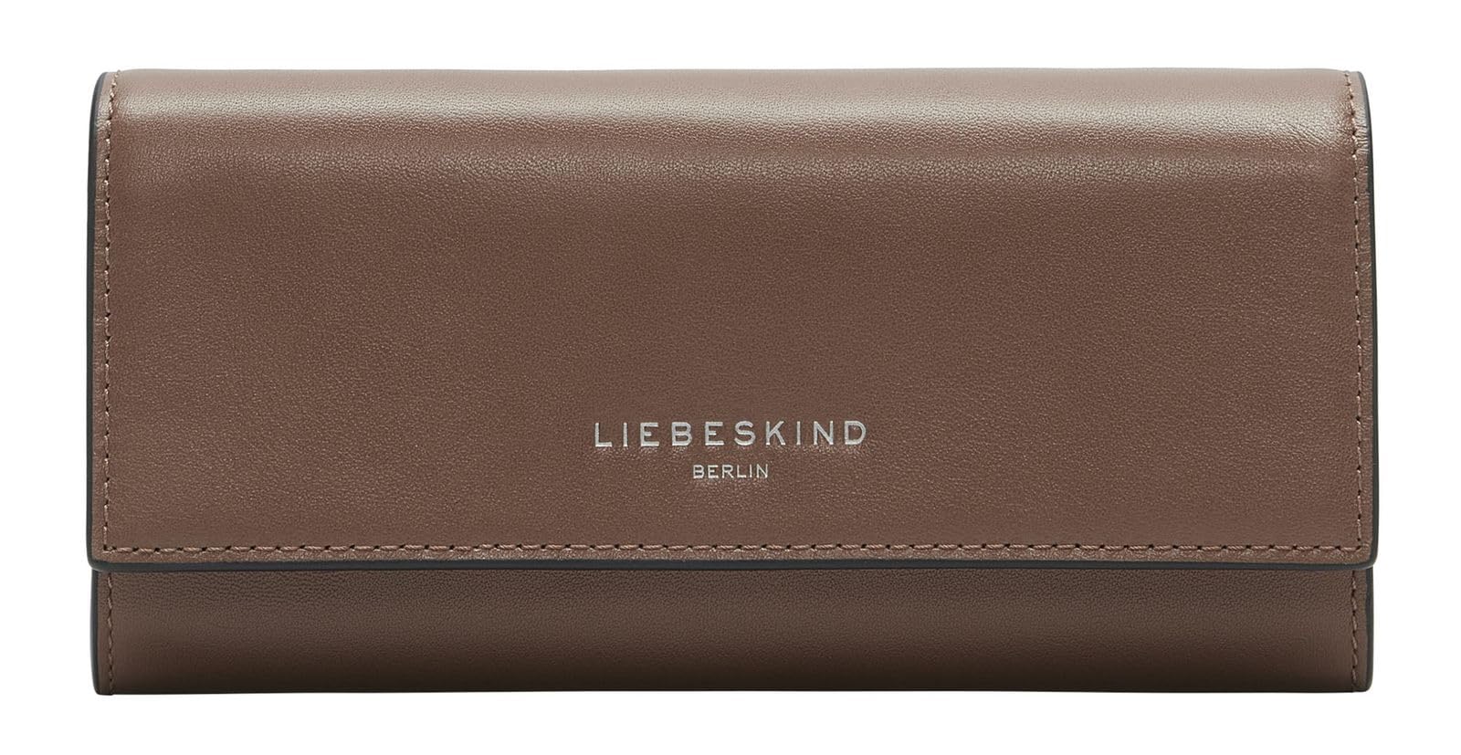 LIEBESKIND Berlin Leather Purse Soft Nappa Valentina Wallet Russet Brown