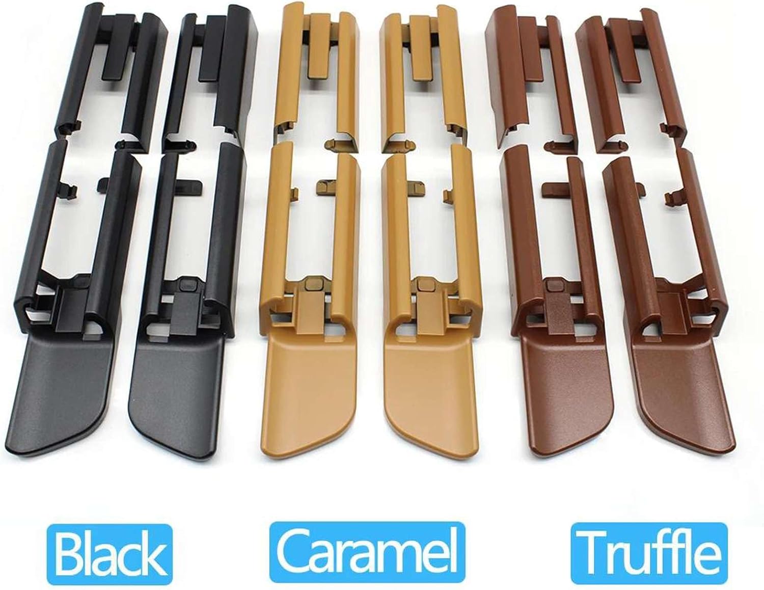 3 Colors Car Interior Front Rear Left Right Seat Sliding Track Rail Trim Cover,Fit for BMW 5 Series G30 G31 2017-2022