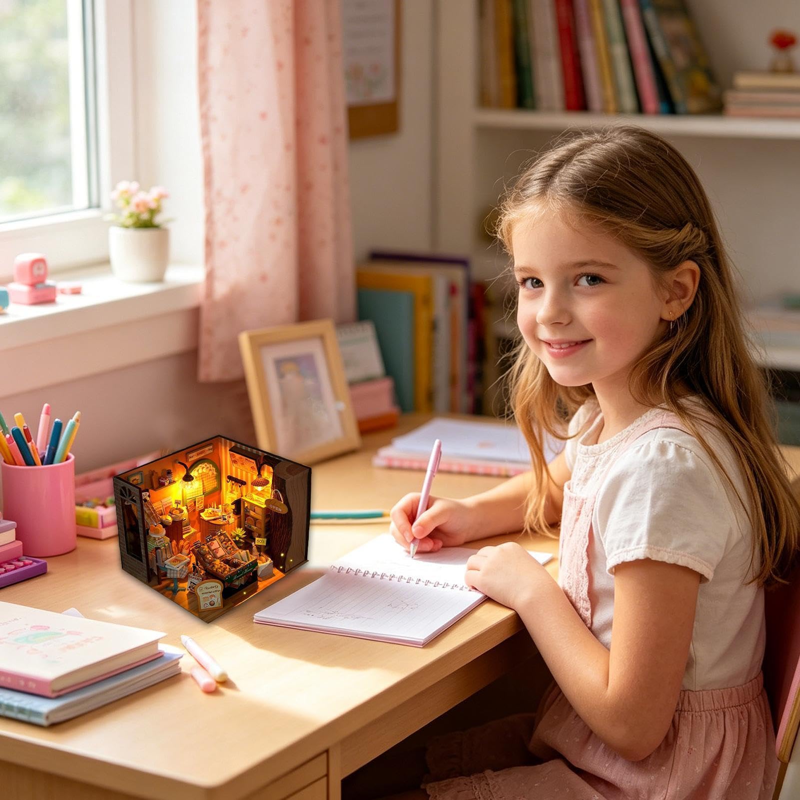 Kit fai da te per una casa in miniatura Giocattolo Di Costruzione