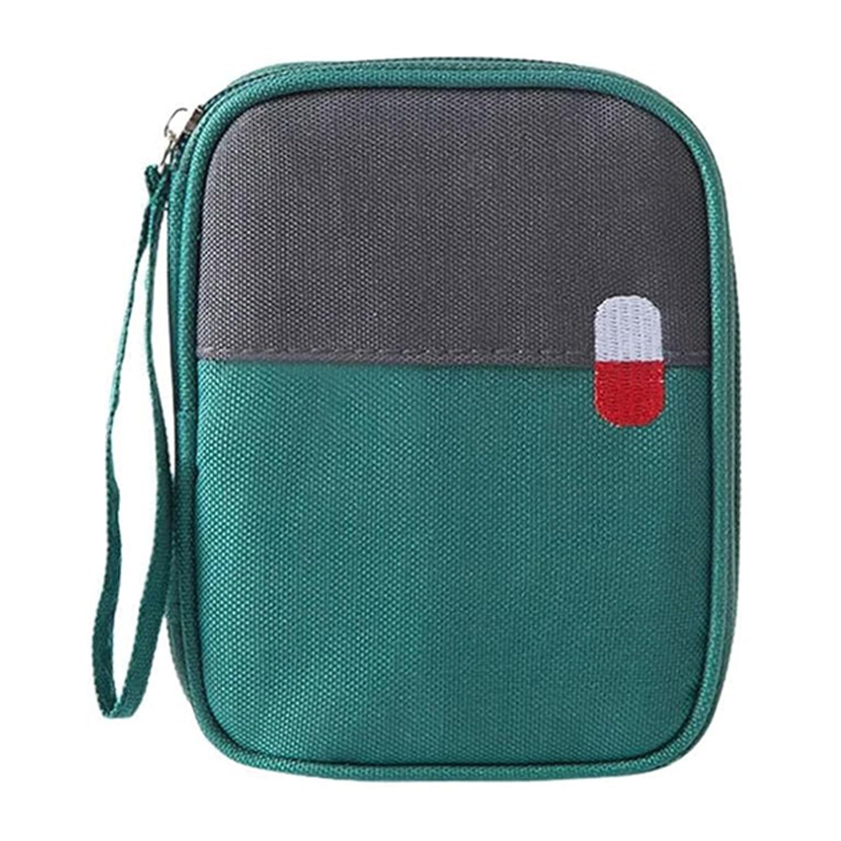 MEZON Portable Empty First Aid Kit Pouch Emergency Survival Bag Medicine Bag | Medicine Storage Bag | Mini First Aid Kit Pouch for Travelling, Outdoor, Camping, Hiking (Small)-picture-15