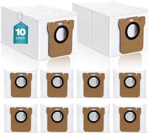 KGC 10 Pack Vacuum Bags for Dreame L10s Ultra Robot Vacuum