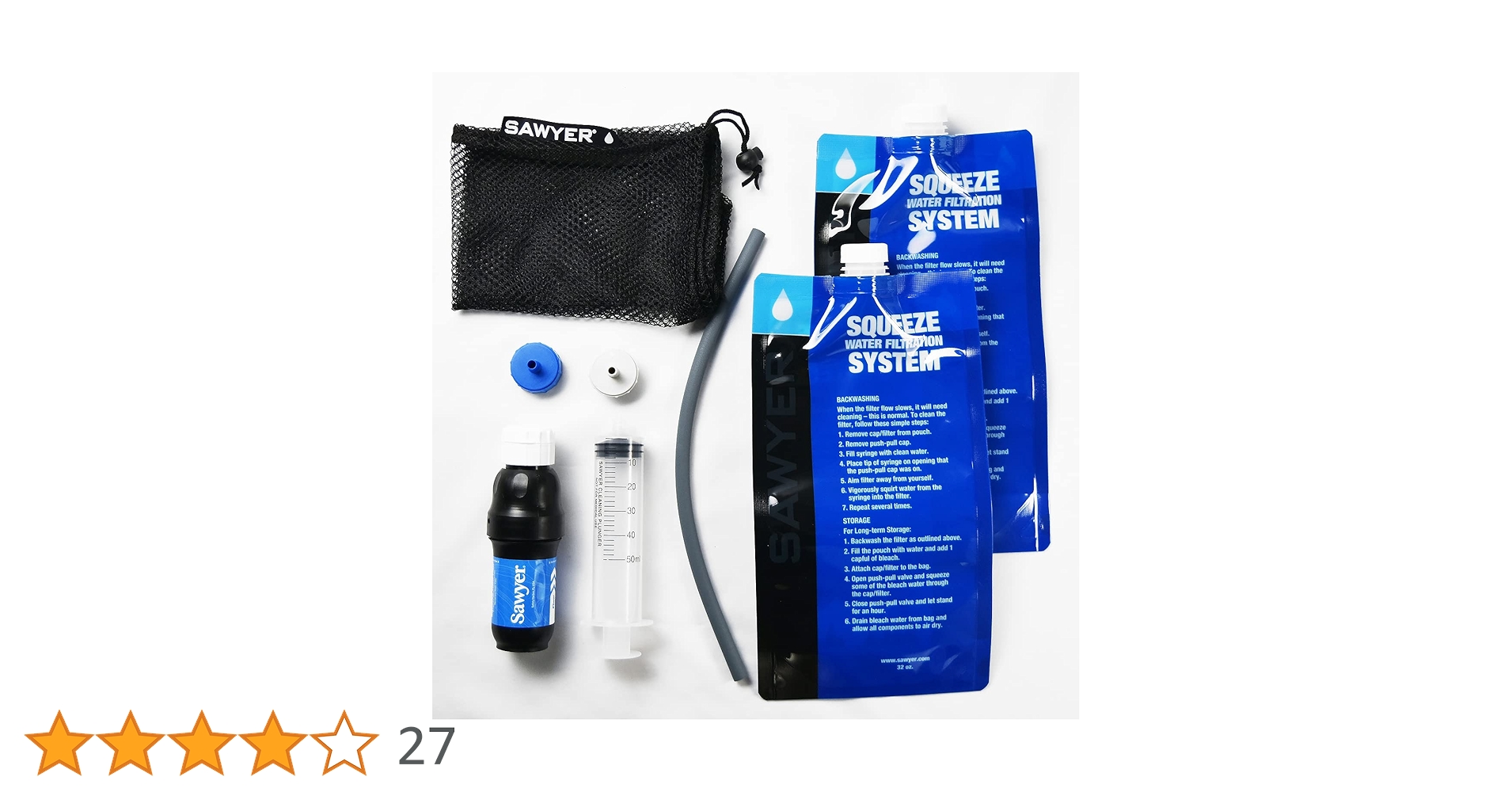 ソーヤー SAWYER 携帯用浄水器 スクィーズ フィルター SP129 Amazon.co.jp: ソーヤー SAWYER 携帯用浄水器 スクィーズ