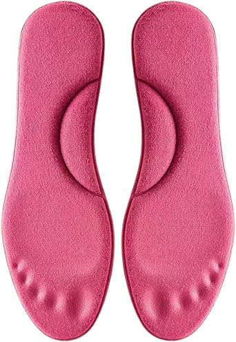 ONWRACE Thermal Insoles Washable Winter Self-Heated Thermal Insoles Highly Elastic compatible with Adult Purplish Red 41-42