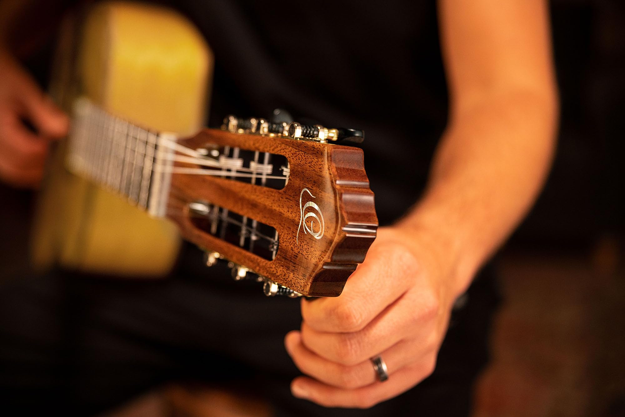 Ortega Guitars Family Series Pro - Guitarra de concierto flamenco 4/4 (pícea y ciprés, acabado brillante, incluye funda R170F)