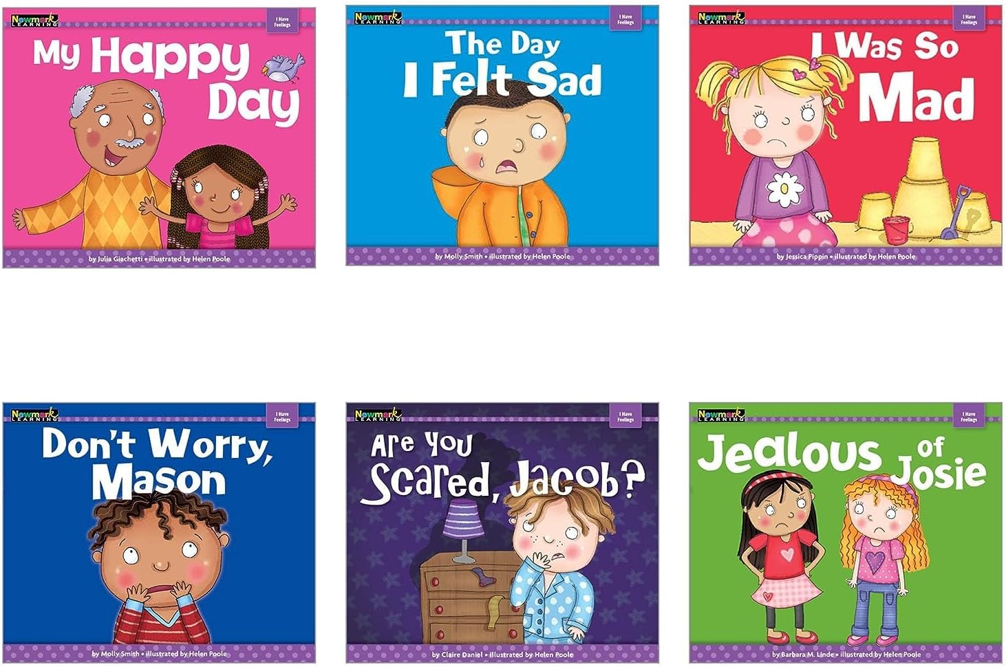 MySELF Theme: I Have Feelings I Book Set for Children I Help Understand Feelings I Set of 6
