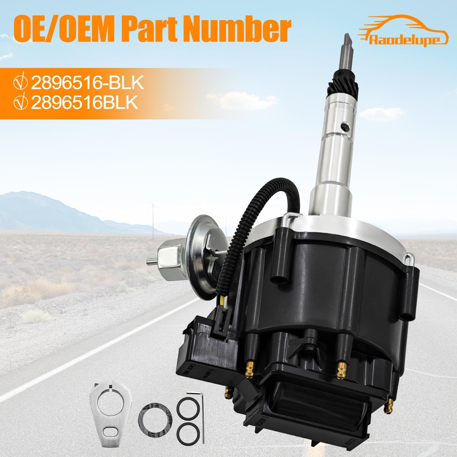 2896516-BLK HEI Distributor Compatible with chevy 216/235/261 Straight 6 1942-1961 Early 2896516BLK