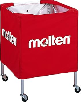 Amazon Molten モルテン 折りたたみ式ボールカゴ 小 高さ63cm Bk15vr 赤 モルテン Molten ボールかご