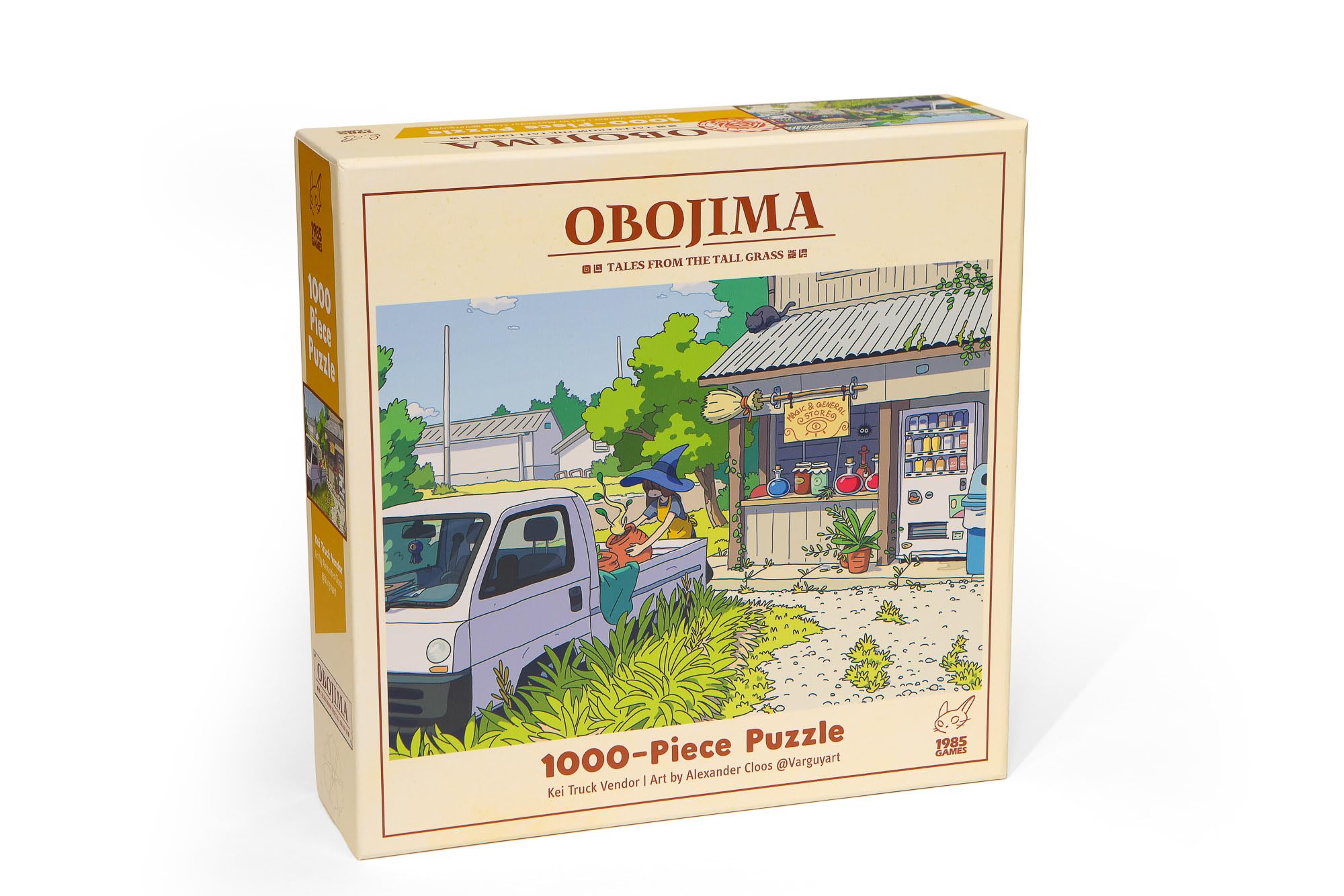 Obojima Kei Truck Puzzle - 1000-Piece Jigsaw Featuring Whimsical Art from The World of Obojima, Collectible Fantasy Puzzle for Fans and Gamers