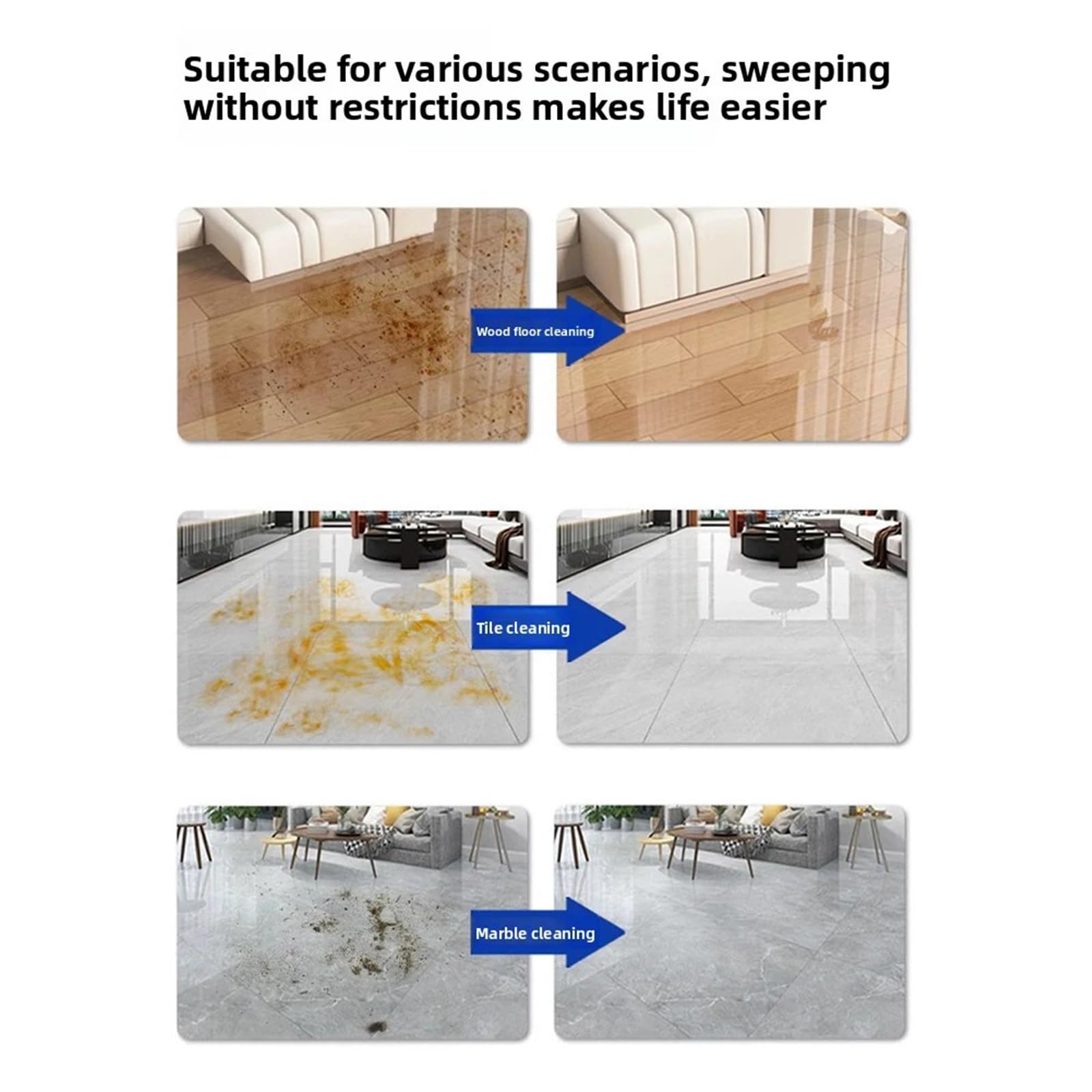 Detergentes Concentrados For Pisos De Madera, Compatibles con Dyson, Washg1 Seguro For Pisos Duros, Solución De Limpieza Profunda For Sala De Estar(2 pcs)