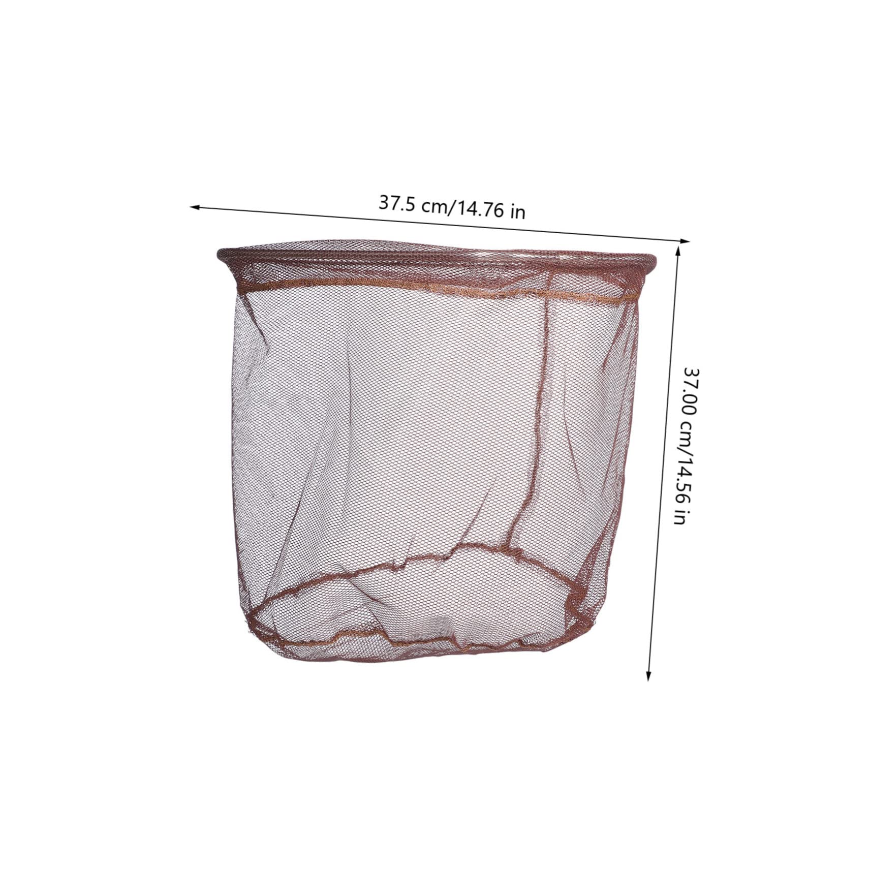 Red de Pesca Reemplazable Plegable de Acero Inoxidable y Nailon | Malla Ligera, Suave Peces, para Pescadores Avanzados o Principiantes, Uso en Pesca Terrestre