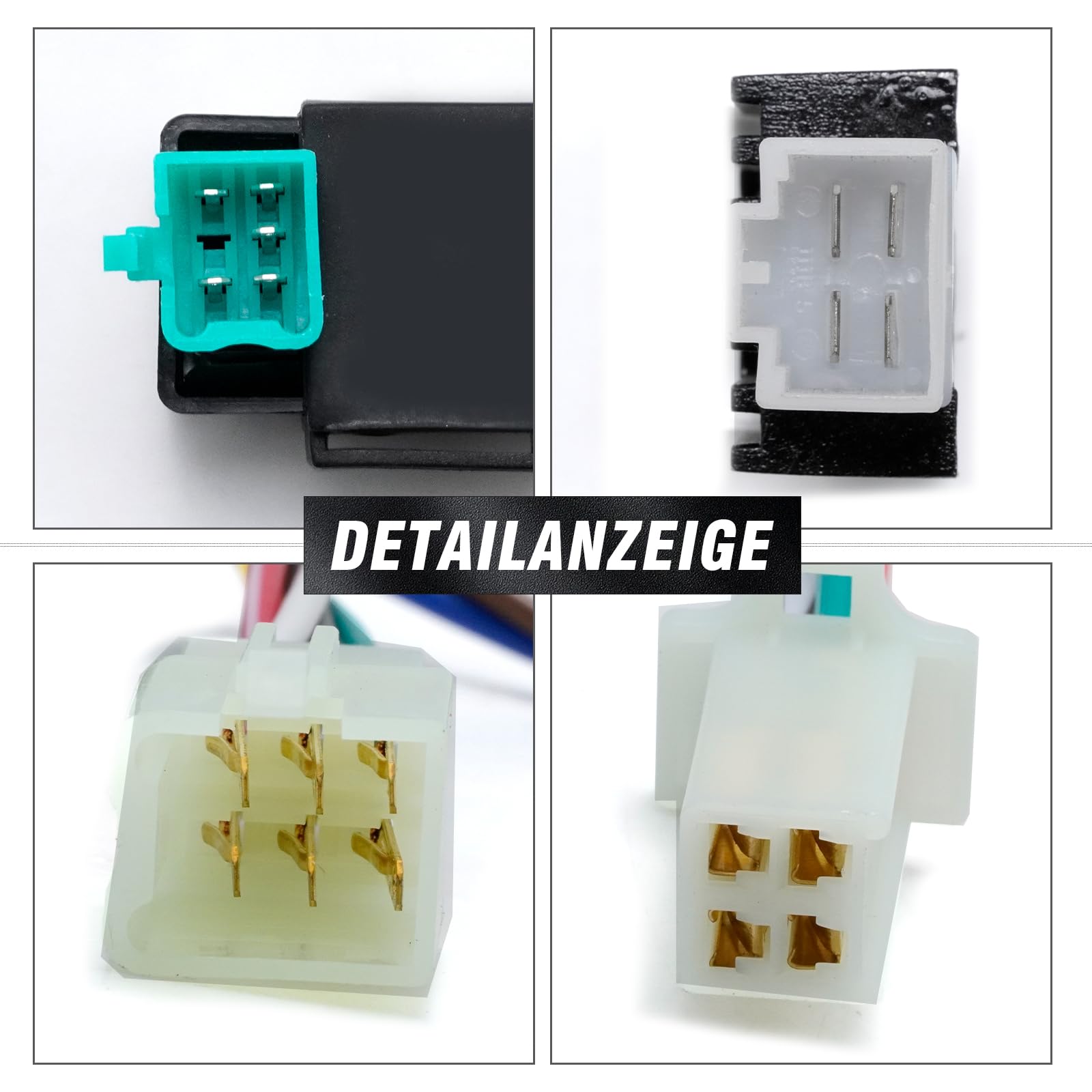 Vollelektrisch Kabelbaum Spule Gleichrichter CDI Kit, Ersatz für 50cc 70cc 110cc 125cc ATV Quad, Ersatz für Dirt-Bike, Ersatz für ATV, Ersatz für Go-Kart