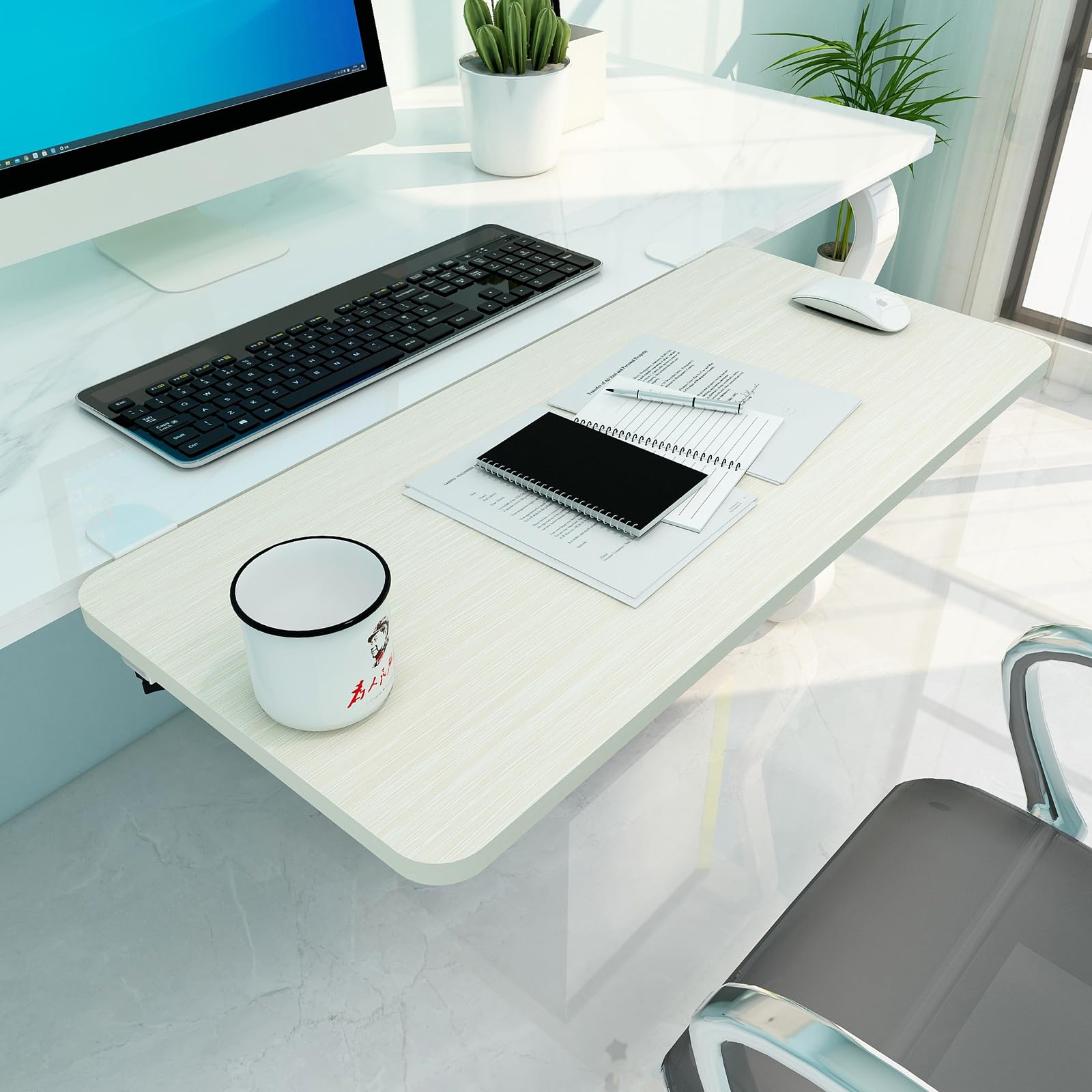 Estensore ergonomico da scrivania per il massimo comfort, supporto per braccio di estensione della scrivania per rilassarsi per il papà, migliora l'efficienza e il comfort dello spazio di lavoro
