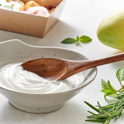 Miniatura 5 de 8 cucharas de madera pequeñas de miel, cucharas de madera para cocinar, cucharas de 5.7 pulgadas para té, cucharadita de miel para café, cucharadita