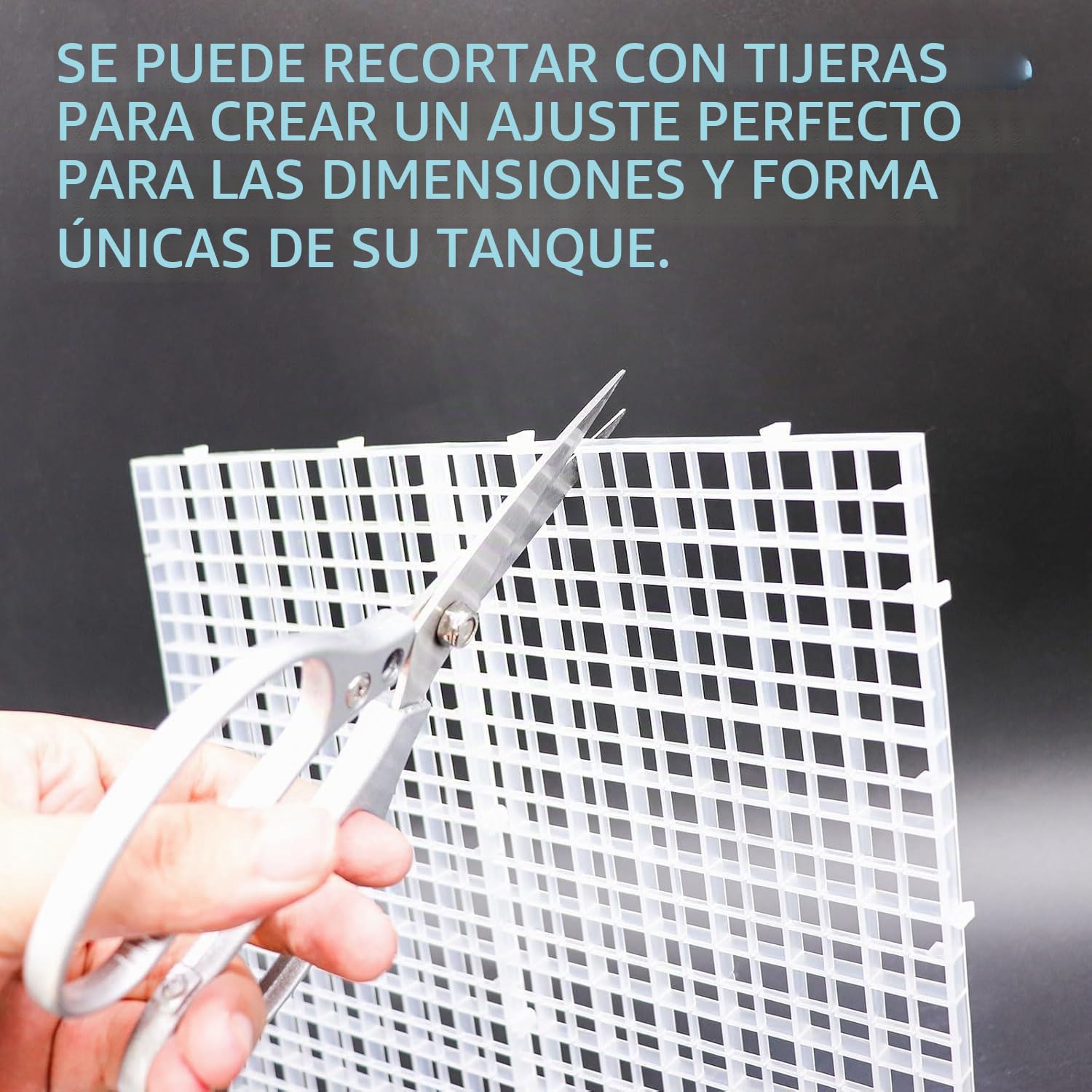 Dnoifne Paquete de 8 cubiertas de acrílico transparente para acuario con clips, tapa ventilada para tanque, panel superior personalizable para configuraciones de criador