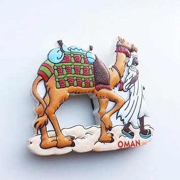 UAE Camel Oman Magnet Travel Souvenir 3D Resin Collection Gift Fridge Refrigerator Magnet