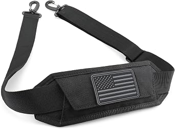 WYNEX Shoulder Strap Pad for Tactical Pouch, Universal Bag Strap with Detachable Thick Pad Single Shoulder Straps Replacement