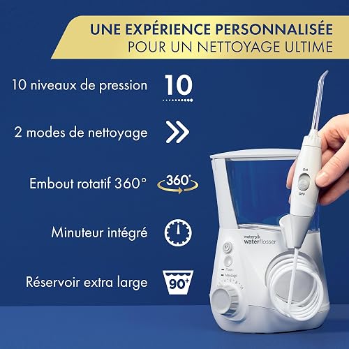 Waterpik Ultra Professionnel Hydropulseur Dentaire -10 niveaux de pression - 5