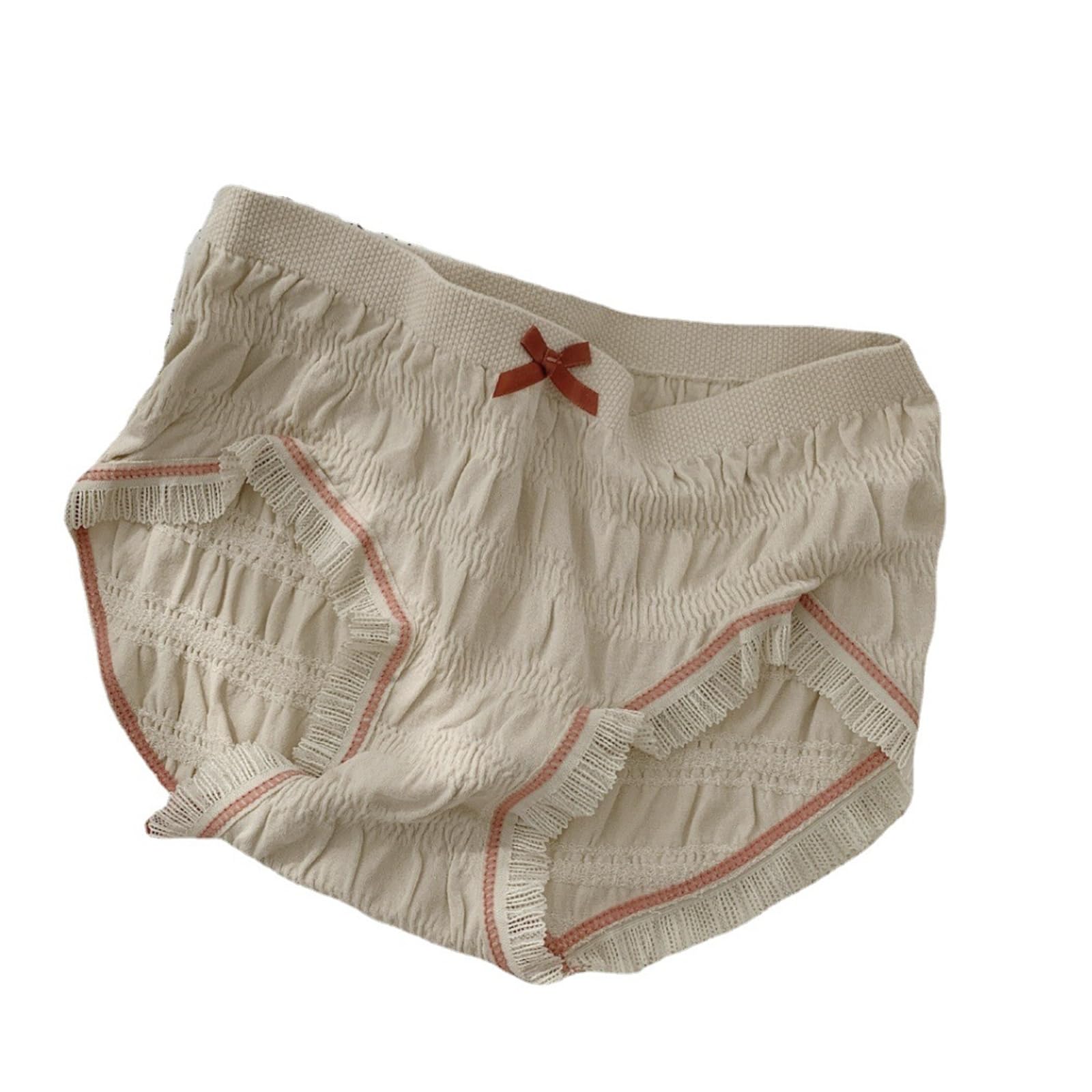 Slips Damen Hochelastischer Slip Aus Baumwolle Mit Mittlerer Taille Für Mädchen 4-Pack