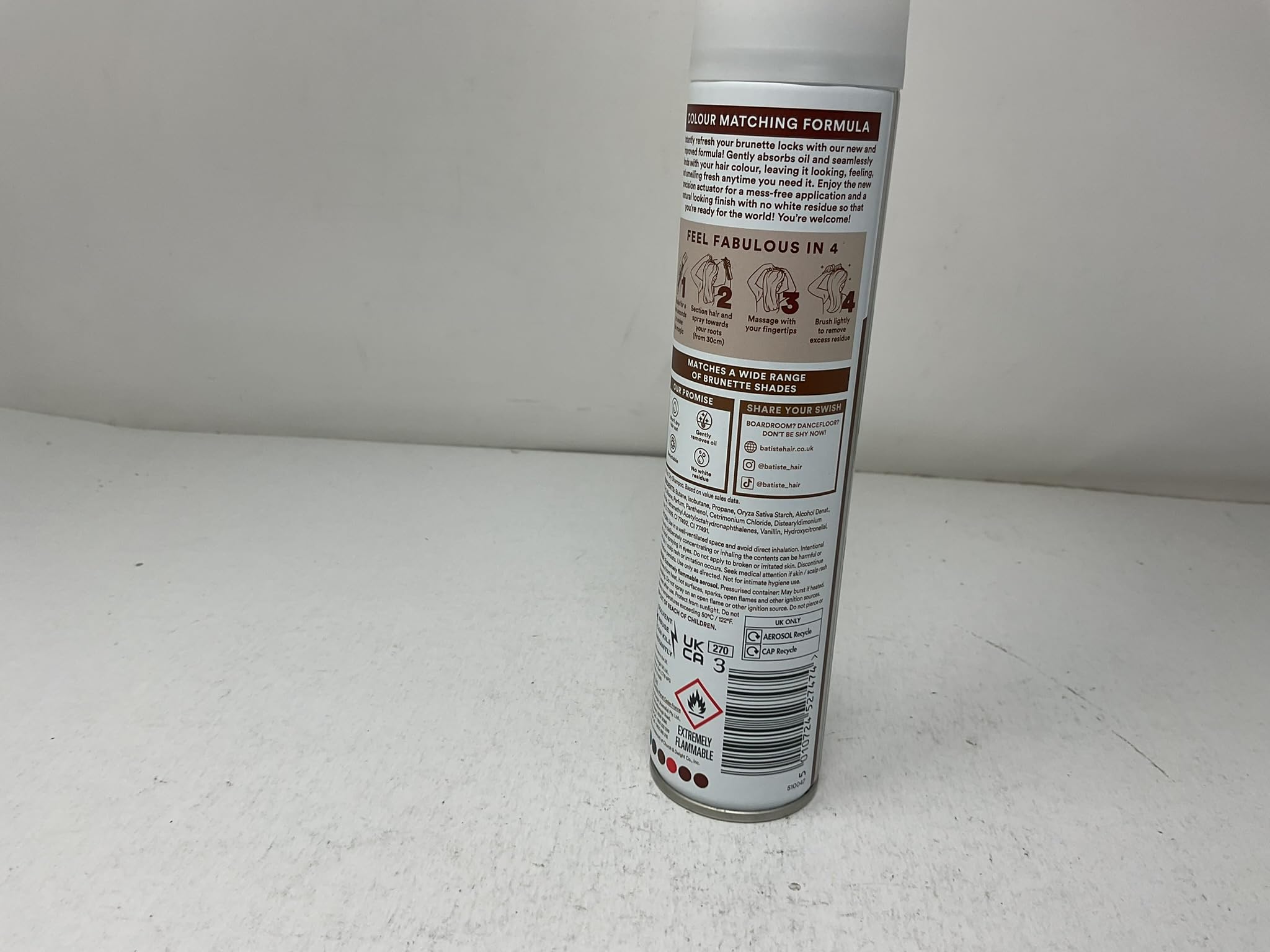 Batiste Dry Shampoo 6.73oz Medium Brunette by Batiste