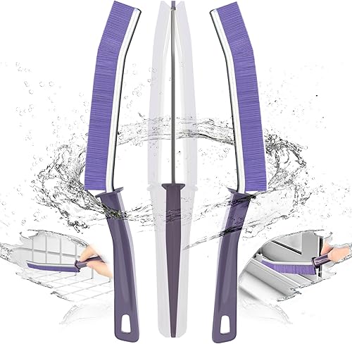 Cepillo de limpieza para huecos de hendiduras, cepillo de limpieza para espacios pequeños, cepillo de limpieza de hendiduras finas y de larga