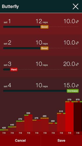 Gymap - free visual workout log & interval timer