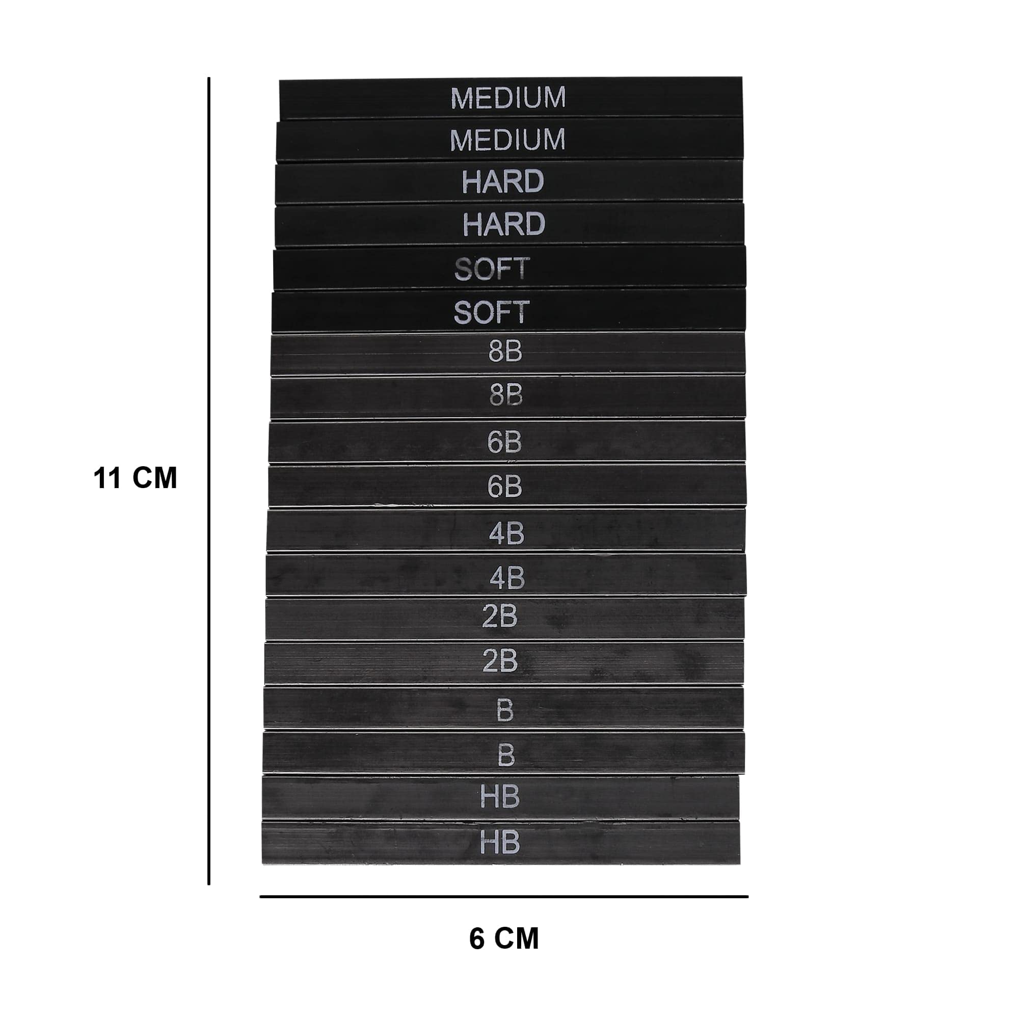 worison 18pc Drawing Shading Charcoal Sticks 3